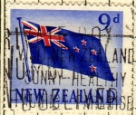 Sellos de Oceania - Nueva Zelanda -  Bandera