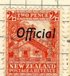 Stamps New Zealand -  Casa Maori
