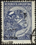 Stamps Argentina -  Serie riquezas nacionales. Cabeza de animal vacuno.