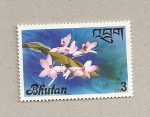 Sellos de Asia - Bhut�n -  flores
