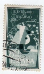 Stamps Spain -  Centenario del Telégrafo