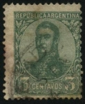 Stamps Argentina -  Libertador General José de San Martín. 1778 - 1850. Militar argentino, cuyas campañas fueron dec