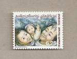 Stamps Europe - Greenland -  Familia esquimales
