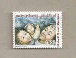 Stamps Greenland -  Familia esquimales