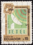Stamps Ecuador -  51 AÑOS DE LA CREACION DEL MINISTERIO OBRAS PUBLICAS YCOMUNICACIONES