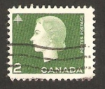 Stamps : America : Canada :  elizabeth II, y símbolo forestal