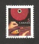 Stamps : America : Canada :  tejedor