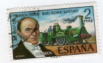 Stamps Spain -  Ferrocarril Barcelona Mataró