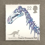 Stamps United Kingdom -  Dinosaurios