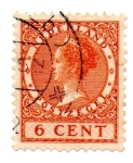 Stamps Netherlands -  EFINGE DE LA REINA-WILHELMINE-SERIE