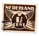 Stamps Netherlands -  EFINGE DE LA REINA-WILHELMINE-SERIE