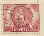 Stamps Australia -  General Mitchell Explorador de Queensland