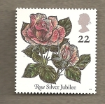 Stamps United Kingdom -  Rosas