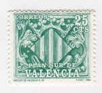 Stamps Spain -  Escudo de Valencia
