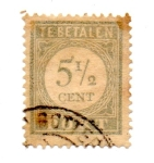 Stamps : Europe : Netherlands :  TIMBRE-TAXE..1881..TIPO.IV