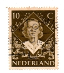 Stamps Netherlands -  ..REINA JULIANA..TIPO aa