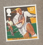 Stamps United Kingdom -  Copa mundial de Rugby