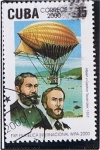 Sellos de America - Cuba -  Exposicion filat. Inter. WIPA 2000 (Albert y Gaston )