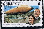 Sellos de America - Cuba -  Exposicion Filat. Inter. WIPA 2000 (Charles Renara y Arihur Krebs )