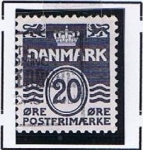 Stamps Denmark -  Cifras