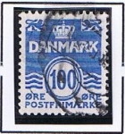 Stamps : America : Denmark :  Cifras
