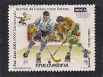 Stamps Argentina -  Mundial de Hockey sobre Patines