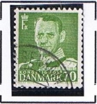 Stamps Denmark -  Frederick X