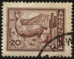 Stamps Argentina -  Llama y la cordillera de los Andes. 