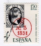 Stamps Spain -  Dia Mundial del Sello 1969