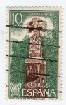 Stamps Spain -  Año Santo Compostelano. Cruz