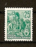 Stamps : Europe : Germany :  Plan Quinquenal (Tipografiados)