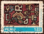 Stamps : America : Peru :  Tejido Tiahuanacoide S. V