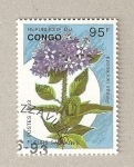 Stamps Republic of the Congo -  Flor Pentas lanceolatas