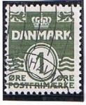 Stamps Denmark -  Cifras