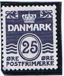 Stamps Denmark -  Cifras