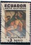 Stamps Ecuador -  Arte Quiteño ( el Descendimiento )