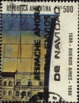 Stamps Argentina -  400 años de Buenos Aires. En el año 1580 es refundada por Juan de Garay con el nombre de Ciudad de L