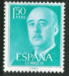 Stamps Spain -  1155 General Franco.