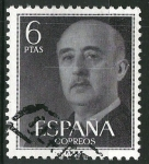Stamps Spain -  1161 General Franco.