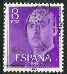 Stamps Spain -  1162 General Franco.
