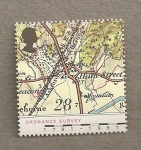 Stamps United Kingdom -  Mapas Gran Bretaña
