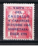 Stamps Spain -  Edifil  1089  Visita del Caudillo a Canarias.  