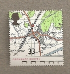 Stamps United Kingdom -  Mapas Gran Bretaña