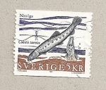 Stamps Sweden -  Pez Cerbitis tarnia