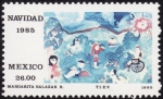 Stamps Mexico -  NAVIDAD 85