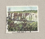 Stamps Africa - Zambia -  Cataratas Victoria