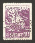 Stamps Sweden -  centº de la unión internacional de las telecomunicaciones