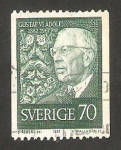 Stamps Sweden -  85 anivº del rey gustave VI adolphe