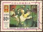 Stamps Colombia -  Primera Sesárea 1844 - VI Congreso Colombiano de Cirujanos