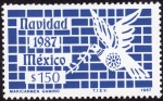 Stamps Mexico -  NAVIDAD 87